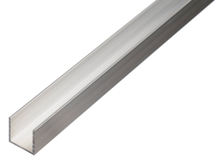 U-Profil aus Aluminium als stabiles Abschlussprofil für diverse Bauprojekte