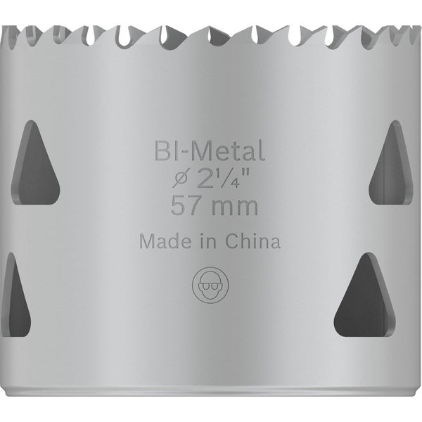 Bimetall Lochsäge mit 57 mm Durchmesser