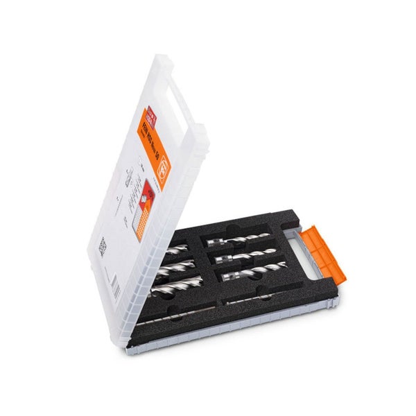 Fein HSS Nova Bohrer-Set in geöffnetem Kasten