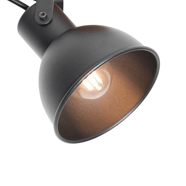 Schwarzer Strahler mit Glühbirne