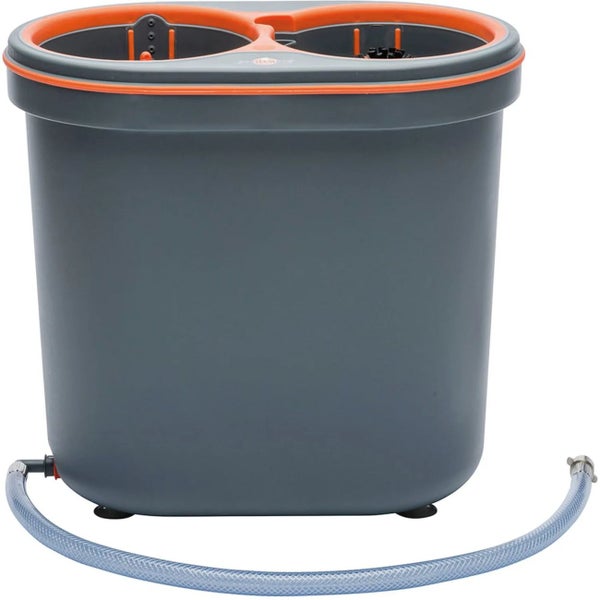 Reinigungsbehälter mit Schlauch für Farbroller