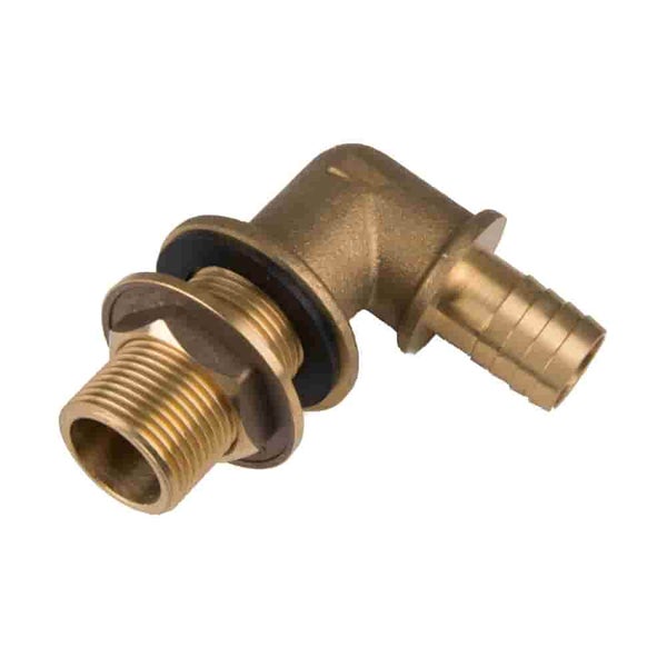 Tank + Regentonnen Durchführung Messing, Angle AG1xsocket1/25 mm