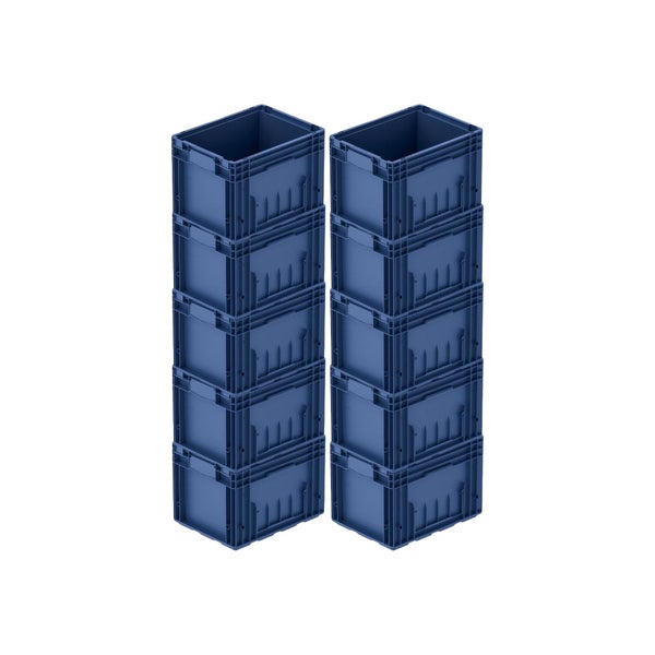 PROREGAL VDA KLT Kleinladungsträger mit Verbundboden HxBxT 28 x 30 x 40 cm 22 Liter KLT Transportbox
