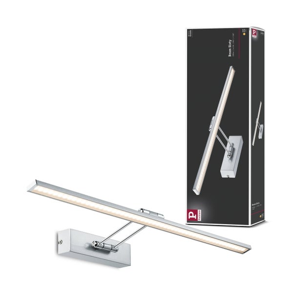 Wandleuchte als Komplettset mit fest integriertem Leuchtmittel fuer Aussenbereiche mit indirektem Lichtaustritt nach oben und unten.