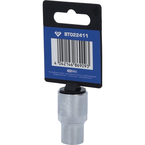 Steckschlüssel mit Etikett