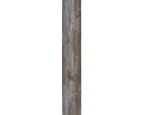 Wand- und Bodenfliese Chalet 2.0 street blue 20x120 cm matt rektifiziert
