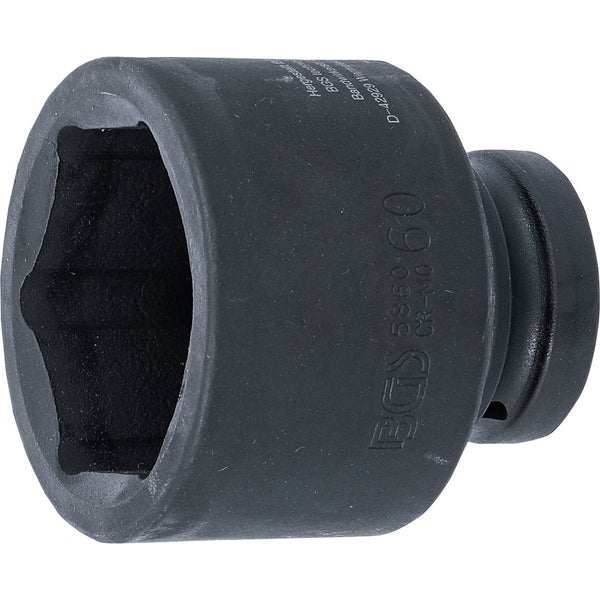 BGS Kraftschraubernuss Sechskant 60 Millimeter