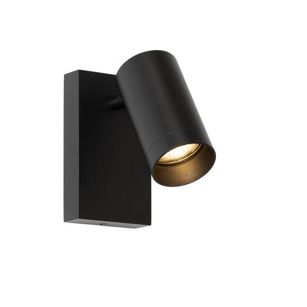 Schwarze Wandleuchte zur Innenbeleuchtung