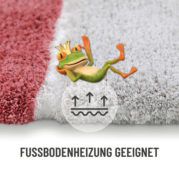 Badteppich Puder Rosa Rio Marina Homie Living 80x150 cm