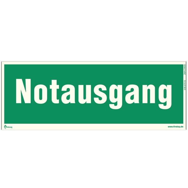 Notausgang Schild
