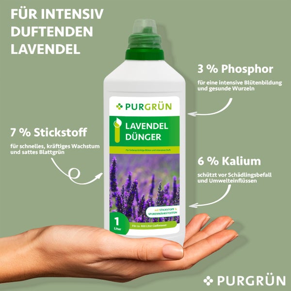 Purgrün Lavendel-Dünger 1 Liter