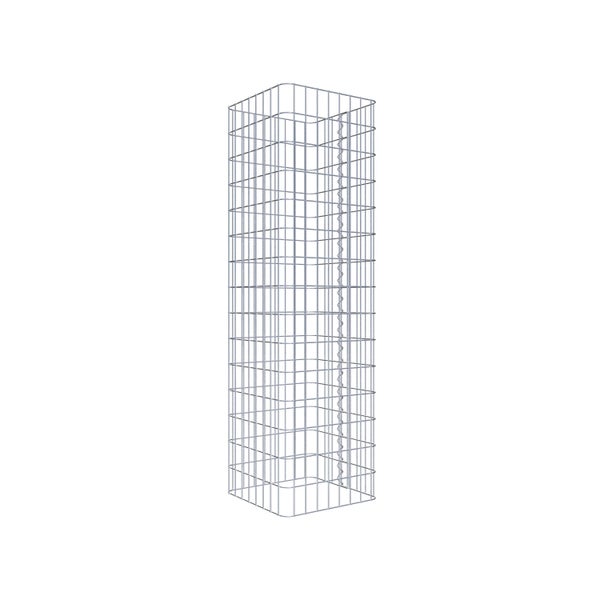 Gabionensäule 42 x 42 cm, MW 5 x 10 cm eckig - Höhe: 1,50 m
