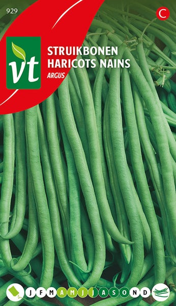 Strauchbohnen Argus Samenpackung