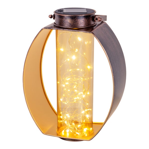 Dekorative Solarleuchte mit LED-Lichterkette
