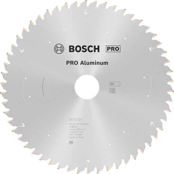Bosch PRO Aluminium cordless Blatt für Kreissägen 210 x 1,9 x 30 mm - 2608837773
