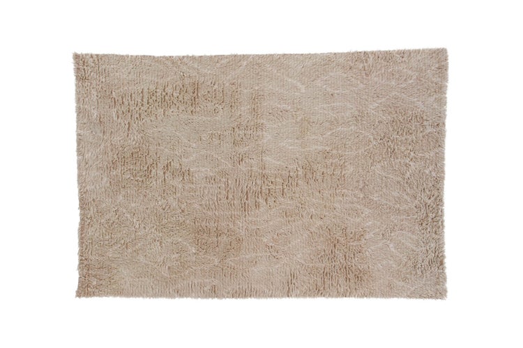 Leiko Teppich 300x200 cm Wolle beige. 200 X 300 X 5 cm