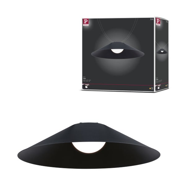 ULine LED Pendelleuchte Cone 560lm 12W 350mm 3000K Schwarz