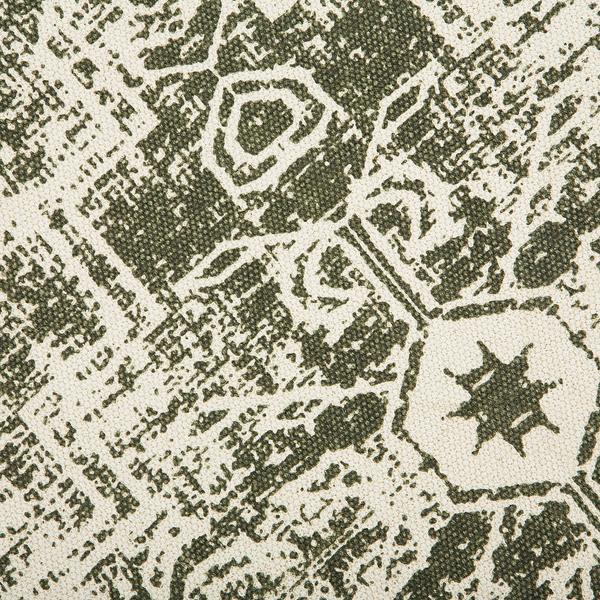 Teppichoberfläche mit gewebtem Vintage-Muster im orientalischen Design.