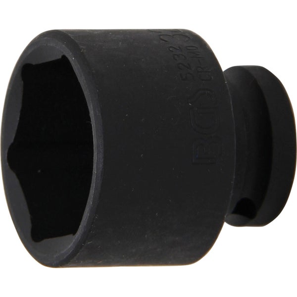 BGS Kraft-Steckschlüssel-Einsatz Sechskant Antrieb Innenvierkant 12,5 mm (1/2) SW 32 mm - 5232