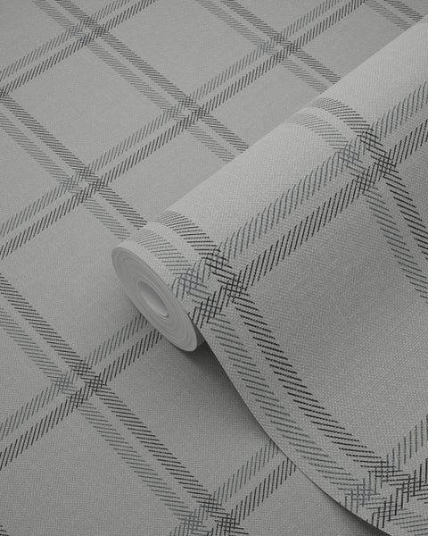 Tapetenrolle mit Karomuster