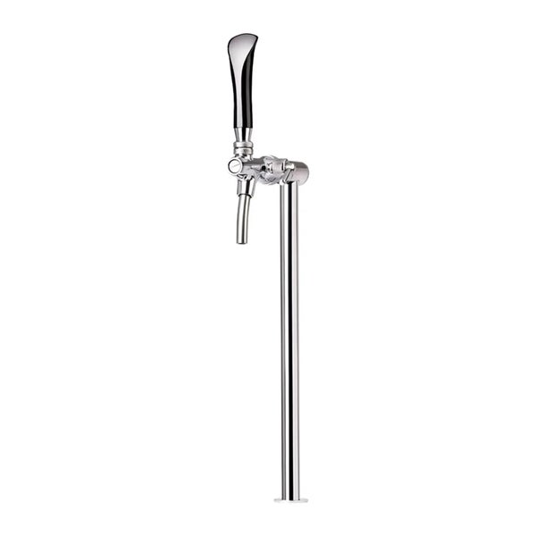 Biersäule mit Schankhahn aus Metall fuer Zapfanlagen