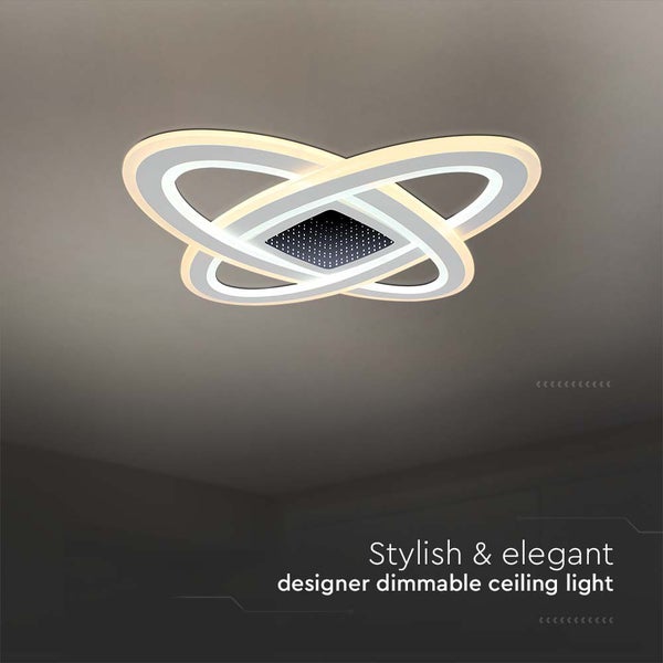 V-TAC VT-7962 - Designer-Deckenleuchten - IP20 - 130 Watt - 13600 Lumen - 3IN1