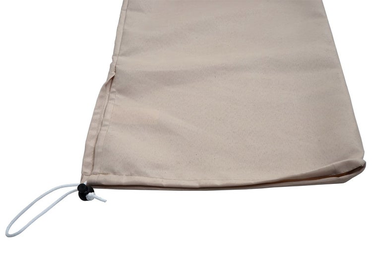 Beige Schutzhülle mit Kordelzug