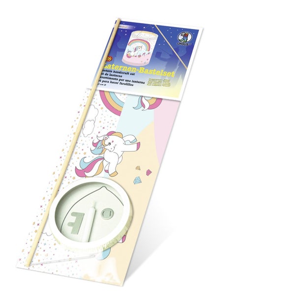 URSUS Laternenzeit Laternen-Bastelset Einhorn, Set 26