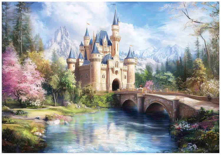 Fototapete Kinderzimmer Mädchen Schloss Märchen Tapete Kinder 300x210 cm
