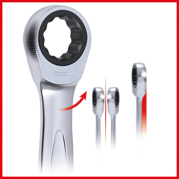 Kombinationsratschenschlüssel mit offenem Ende