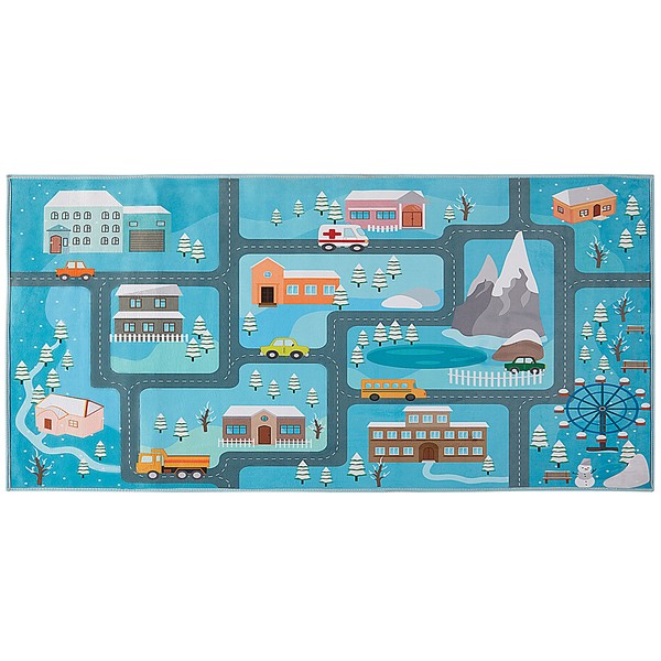 Kinderteppich KIGI Blau 80 x 150 cm