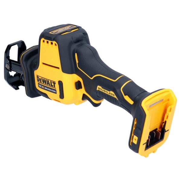 DeWalt 18 Volt XR bürstenlose Kompakt-Säbelsäge für Einhandbedienung.