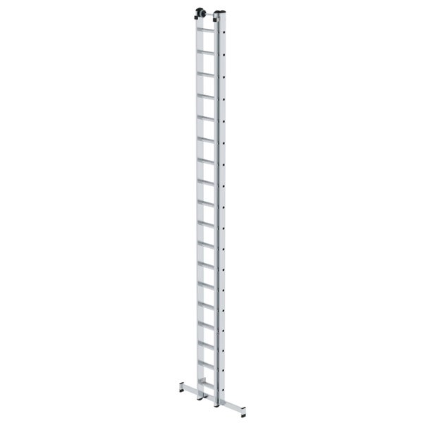 PROREGAL Sprossen-Schiebeleiter 2-Teilig mit Traverse 2 x 18 Sprossen