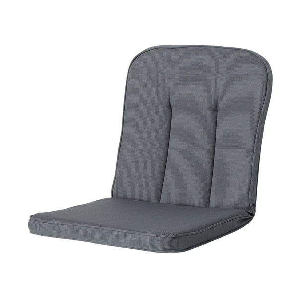 Gartenstuhlauflage Hermitage Rib grau - ca. 94x48 cm - 4er-Set