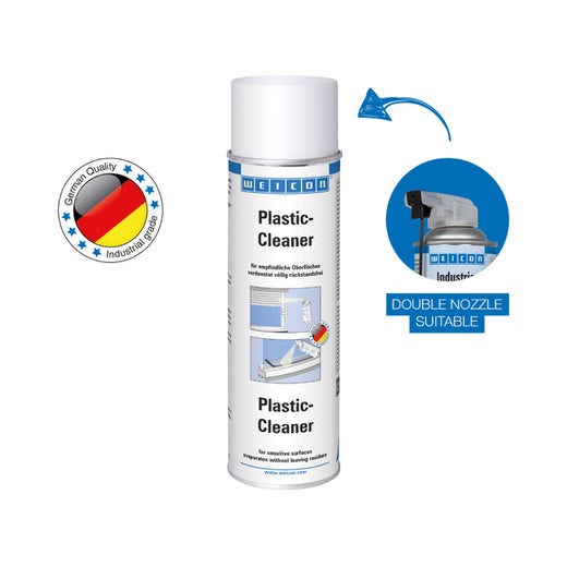 WEICON Plastic Cleaner | zum Reinigen von Kunststoff-Applikationen | 500 ml | transparent