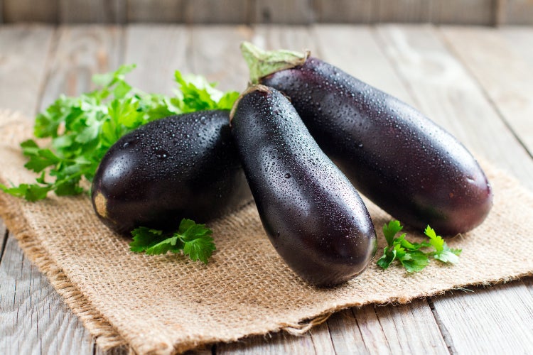 SAFLAX Garden to go - BIO - Aubergine - Long Purple - Solanum melongena - 20 Samen - Mit Topf, Klima - Deckel und Anzuchtsubstrat