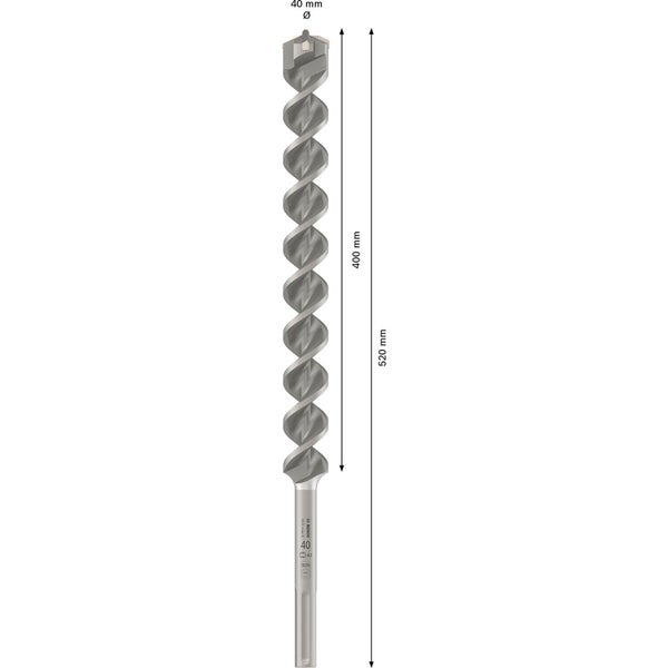 Bosch PRO SDS max-4 Hammerbohrer 40 x 400 x 520 mm - 2608685877