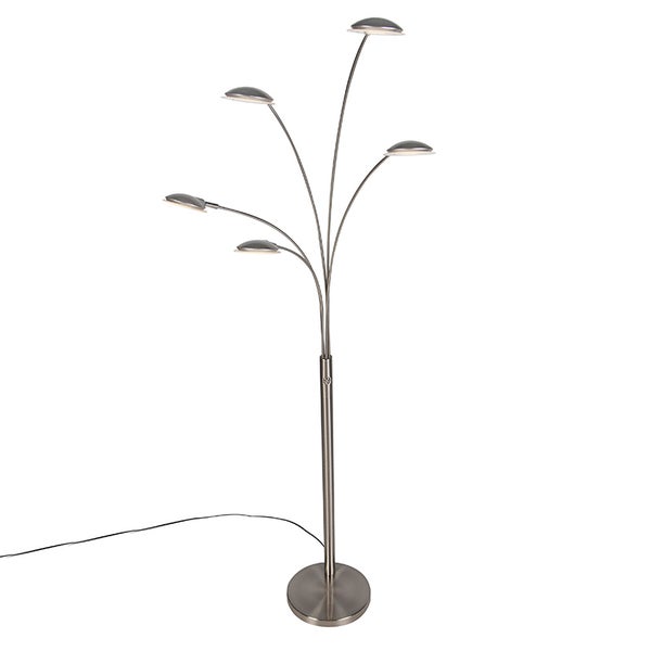 Stehleuchte mit fünf Lampen für Innenräume