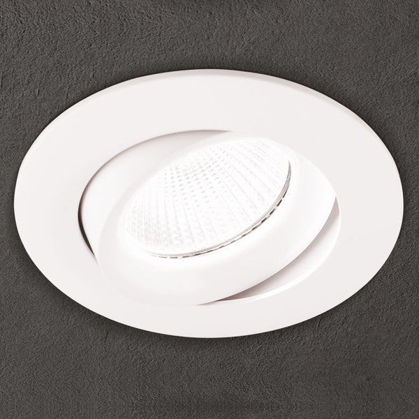 Einbaustrahler Aluminium GU10 Ø 9cm Weiß