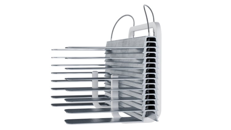 Aluminium Kühlkörper mit Halterung zur Wärmeableitung