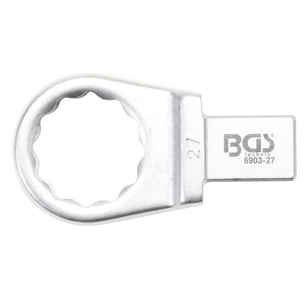 BGS Einsteck-Ringschlüssel 27 mm Aufnahme 14 x 18 - 6903-27