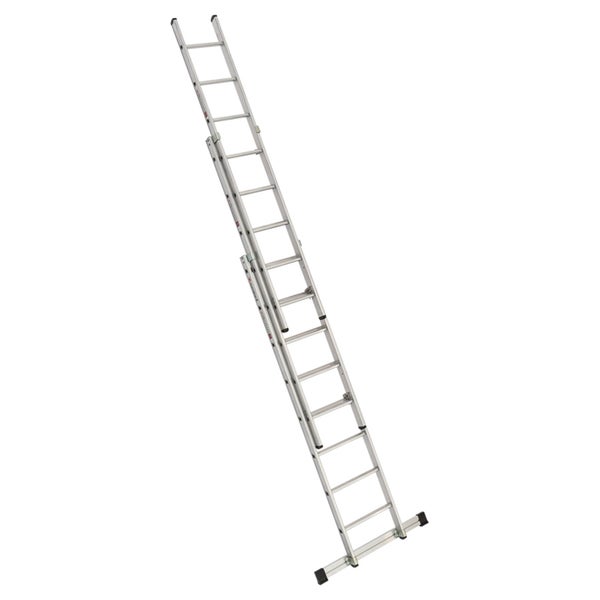 Aluminium-Schiebeleiter für verschiedene Höhen
