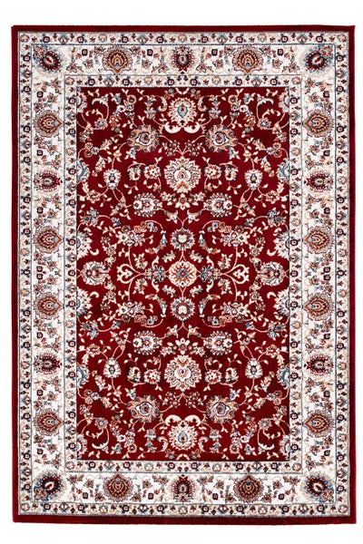 Kurzflor Teppich Aminata Rot Orientalisch 160 x 230 cm