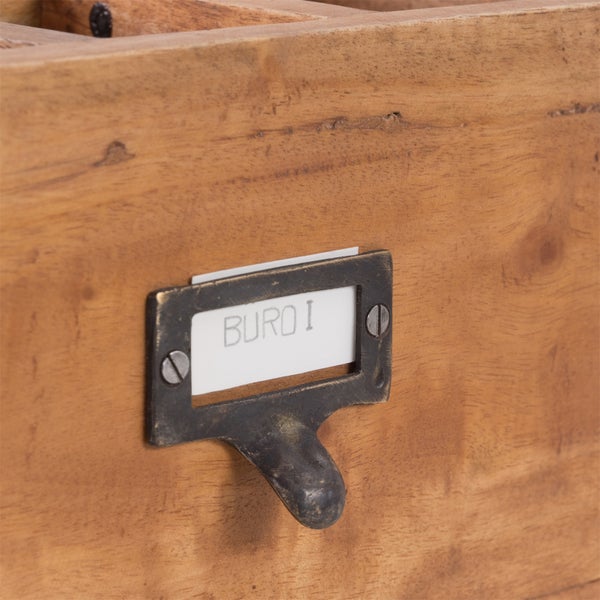 Stiftehalter-Box Vintage 19 Mahagoni 08 honigfarben gewachst