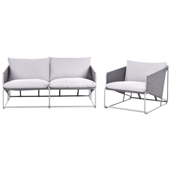 Gartenmöbelset mit Sofa und Sessel