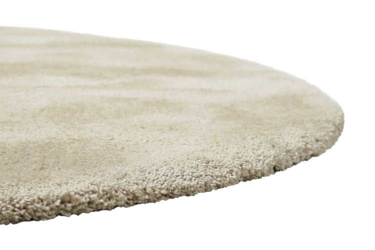 Teppich Rund Beige Hochflor Pisa Homie Living 200 cm rund