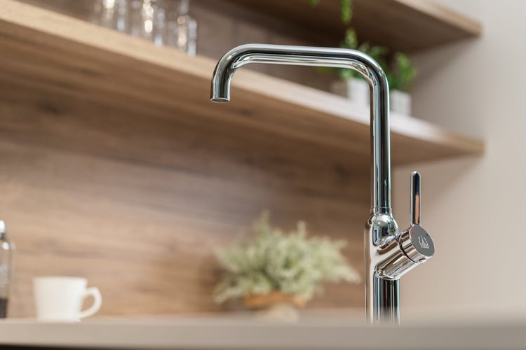 Wasserhahn Küchenarmatur, BOD, mit 360° schwenkbarem N-Auslauf, Verchromt