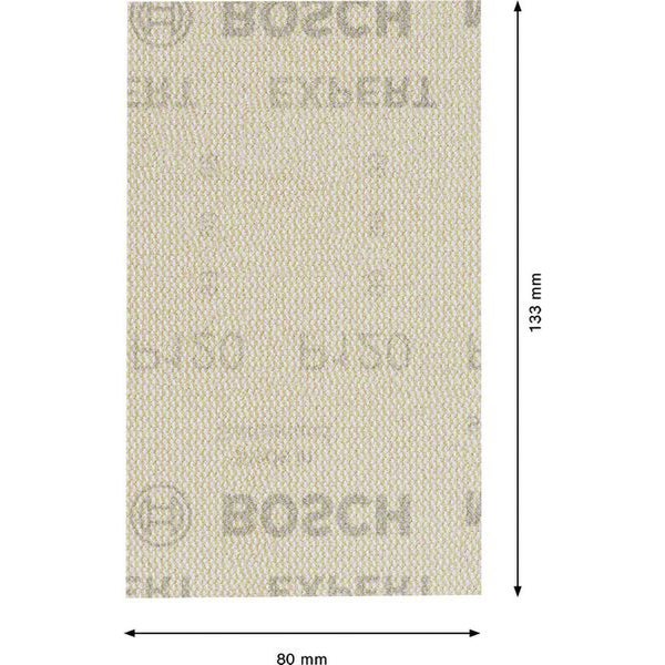 Bosch EXPERT M480 Schleifnetz, 115 x 107 mm, K 120, 10 Stück - 2608901691
