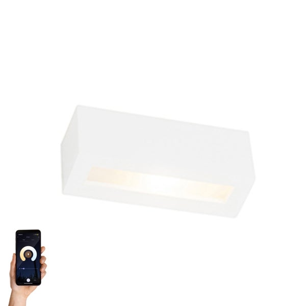 Smarte Wandleuchte weiß inkl. Wifi G9 - Tjada Novo