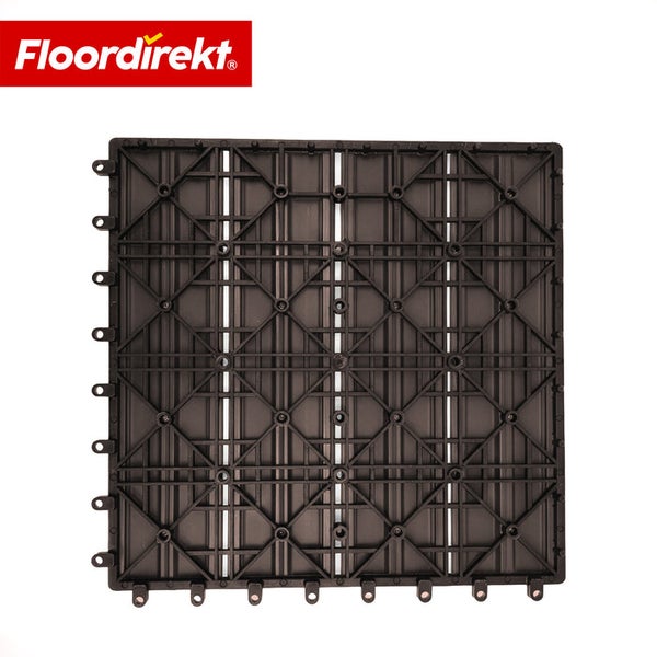 Fliese aus Kunststoff mit Verbindungssystem